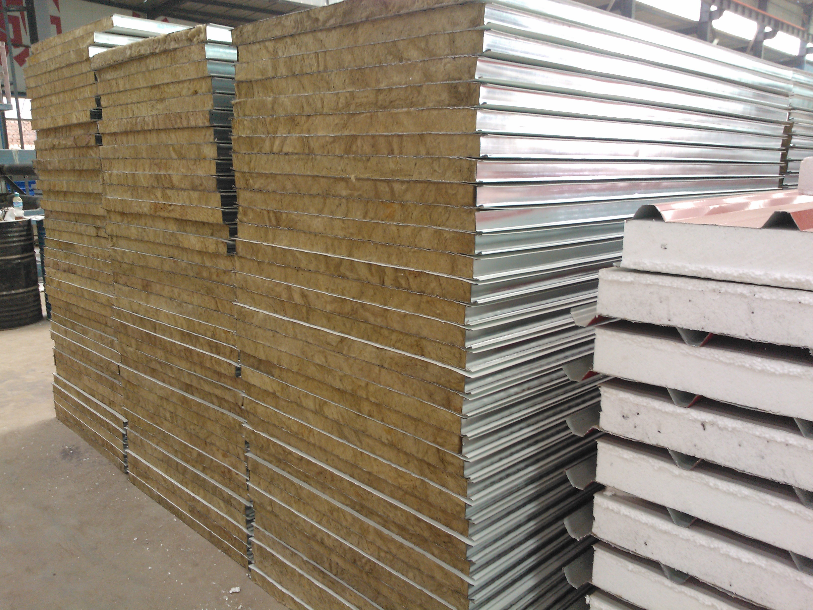 ROCK WOOL SANDWICH PANEL SERIE